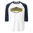 Cypress Ranch High School Mustangs Unisex 3/4 sleeve Raglan T-shirt 009