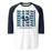 Cypress Ridge High School Rams Unisex 3/4 sleeve Raglan T-shirt 235
