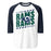 Cypress Ridge High School Rams Unisex 3/4 sleeve Raglan T-shirt 223