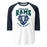 Cypress Ridge High School Rams Unisex 3/4 sleeve Raglan T-shirt 213