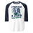 Cypress Ridge High School Rams Unisex 3/4 sleeve Raglan T-shirt 205