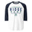 Cypress Ridge High School Rams Unisex 3/4 sleeve Raglan T-shirt 003