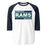 Cypress Ridge High School Rams Unisex 3/4 sleeve Raglan T-shirt 098