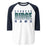 Cypress Ridge High School Rams Unisex 3/4 sleeve Raglan T-shirt 024