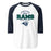 Cypress Ridge High School Rams Unisex 3/4 sleeve Raglan T-shirt 040