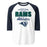 Cypress Ridge High School Rams Unisex 3/4 sleeve Raglan T-shirt 034