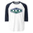 Cypress Ridge High School Rams Unisex 3/4 sleeve Raglan T-shirt 009