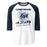 Flower Mound High School Jaguars Unisex 3/4 sleeve Raglan T-shirt 205