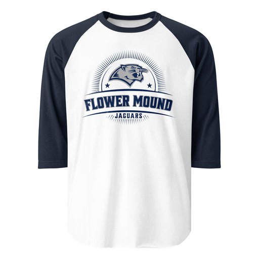 Flower Mound High School Jaguars Unisex 3/4 sleeve Raglan T-shirt 221