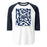 Flower Mound High School Jaguars Unisex 3/4 sleeve Raglan T-shirt 236