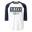 Klein Collins High School Tigers Unisex 3/4 Sleeve Raglan T-shirt 049