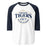 Klein Collins High School Tigers Unisex 3/4 Sleeve Raglan T-shirt 211