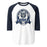 Klein Collins High School Tigers Unisex 3/4 Sleeve Raglan T-shirt 212