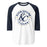 Klein Collins High School Tigers Unisex 3/4 Sleeve Raglan T-shirt 214