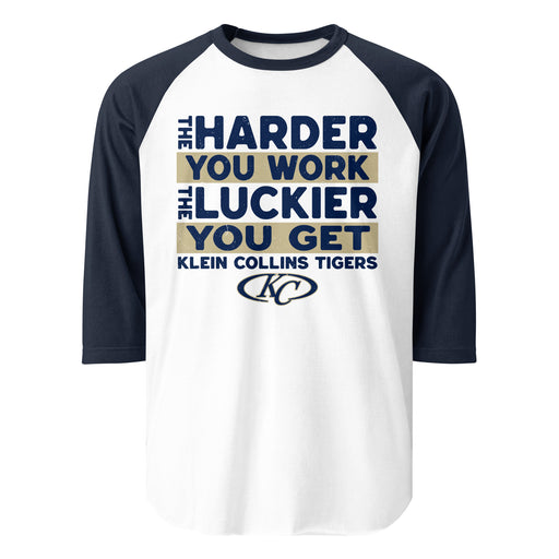 Klein Collins High School Tigers Unisex 3/4 Sleeve Raglan T-shirt 238
