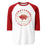 Caney Creek High School Panthers Unisex 3/4 sleeve Raglan T-shirt 016