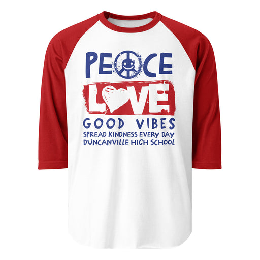 Duncanville High School Panthers Unisex 3/4 sleeve Raglan T-shirt 240