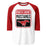North Shore High School Mustangs Unisex 3/4 Sleeve Raglan T-shirt 001