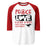 North Shore High School Mustangs Unisex 3/4 Sleeve Raglan T-shirt 240