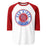 Oak Ridge High School War Eagles Unisex 3/4 sleeve Raglan T-shirt 220 red
