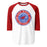 Oak Ridge High School War Eagles Unisex 3/4 sleeve Raglan T-shirt 224 red