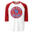 Oak Ridge High School War Eagles Unisex 3/4 sleeve Raglan T-shirt 215 red
