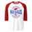 Oak Ridge High School War Eagles Unisex 3/4 sleeve Raglan T-shirt 218 red