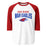 Oak Ridge High School War Eagles Unisex 3/4 sleeve Raglan T-shirt 234 red