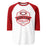 Odessa High School Bronchos Unisex 3/4 sleeve Raglan T-shirt 209