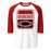 Odessa High School Bronchos Unisex 3/4 sleeve Raglan T-shirt 001