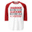 Odessa High School Bronchos Unisex 3/4 sleeve Raglan T-shirt 238