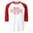 Odessa High School Bronchos Unisex 3/4 sleeve Raglan T-shirt 234
