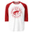Odessa High School Bronchos Unisex 3/4 sleeve Raglan T-shirt 214