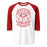 Odessa High School Bronchos Unisex 3/4 sleeve Raglan T-shirt 207