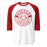 Odessa High School Bronchos Unisex 3/4 sleeve Raglan T-shirt 239