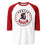 Porter High School Spartans Unisex 3/4 Sleeve Raglan T-shirt 215