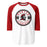 Porter High School Spartans Unisex 3/4 Sleeve Raglan T-shirt 203