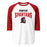 Porter High School Spartans Unisex 3/4 Sleeve Raglan T-shirt 234