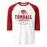 Tomball High School Cougars Unisex 3/4 sleeve Raglan T-shirt 217