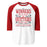 Tomball High School Cougars Unisex 3/4 sleeve Raglan T-shirt 237