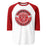 Tomball High School Cougars Unisex 3/4 sleeve Raglan T-shirt 239
