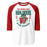 The Woodlands High School Highlanders Unisex 3/4 sleeve Raglan T-shirt 204