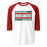 The Woodlands High School Highlanders Unisex 3/4 sleeve Raglan T-shirt 098