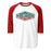 The Woodlands High School Highlanders Unisex 3/4 sleeve Raglan T-shirt 009