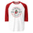 The Woodlands High School Highlanders Unisex 3/4 sleeve Raglan T-shirt 201