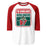 The Woodlands High School Highlanders Unisex 3/4 sleeve Raglan T-shirt 001A