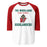 The Woodlands High School Highlanders Unisex 3/4 sleeve Raglan T-shirt 006