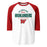 The Woodlands High School Highlanders Unisex 3/4 sleeve Raglan T-shirt 040