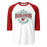The Woodlands High School Highlanders Unisex 3/4 sleeve Raglan T-shirt 211
