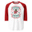 The Woodlands High School Highlanders Unisex 3/4 sleeve Raglan T-shirt 207